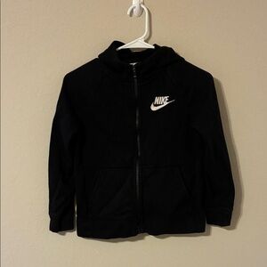 Nike Kids Black Zip-Up Hoodie